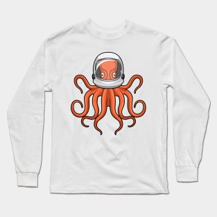 Octopus as Astronaut Long Sleeve T-Shirt